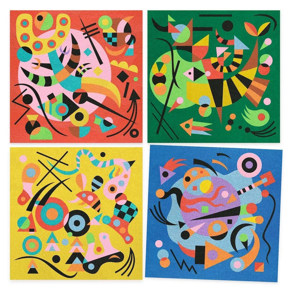Abstract - Inspired By Kandinsky - by Djeco