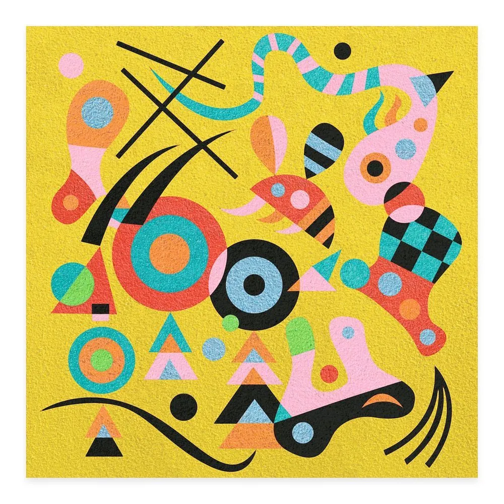 Abstract - Inspired By Kandinsky - by Djeco