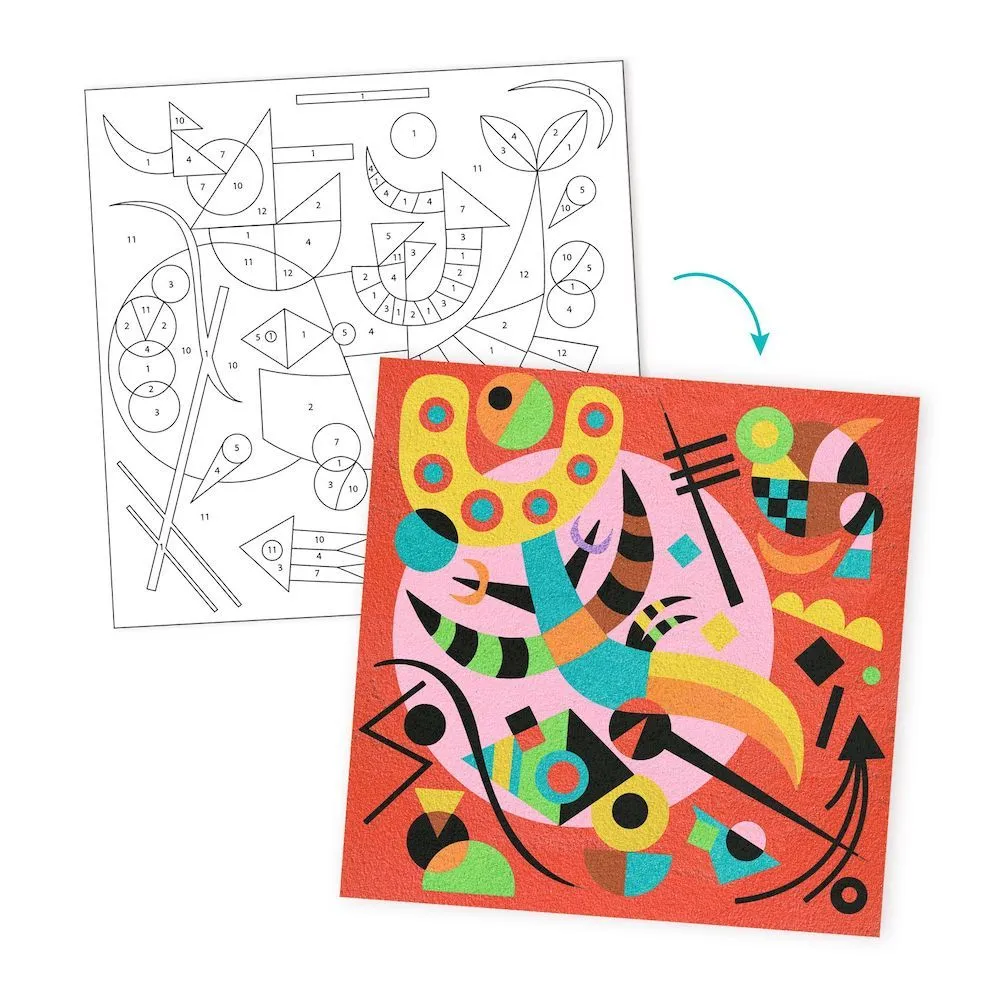 Abstract - Inspired By Kandinsky - by Djeco
