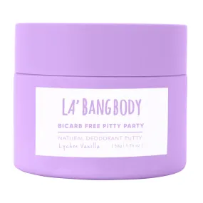 Bi-Carb Free - Lychee & Vanilla - Pitty Party Natural Deodorant