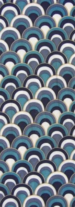 Blue Retro Tights Large/Tall