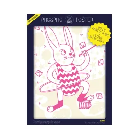 Bunny Glow in the Dark Poster