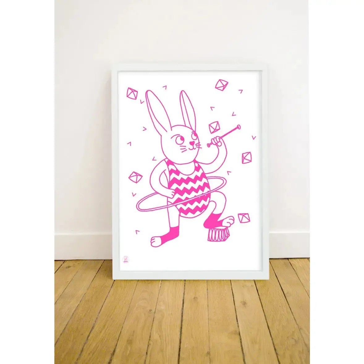 Bunny Glow in the Dark Poster