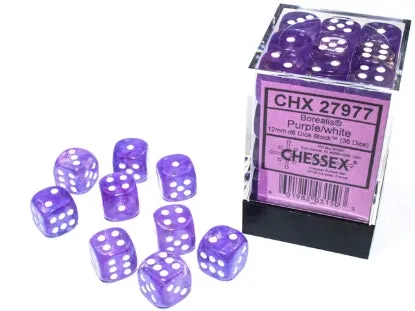 Chessex 12mm d6 Dice Block (36)