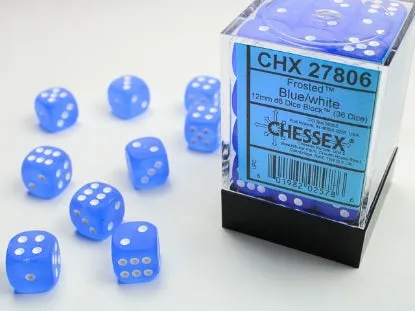 Chessex 12mm d6 Dice Block (36)
