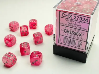 Chessex 12mm d6 Dice Block (36)