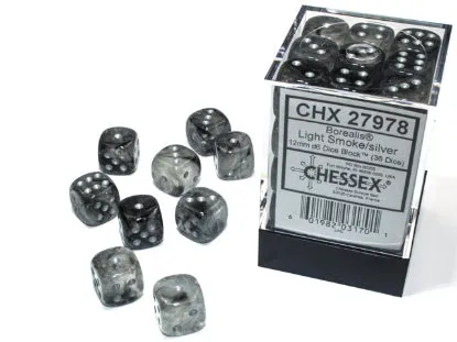 Chessex 12mm d6 Dice Block (36)
