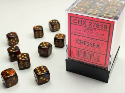 Chessex 12mm d6 Dice Block (36)