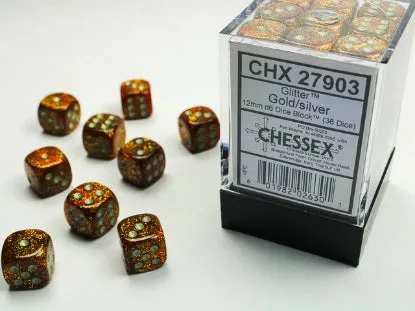 Chessex 12mm d6 Dice Block (36)