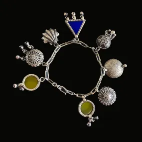 Coloured Charms Bracelet