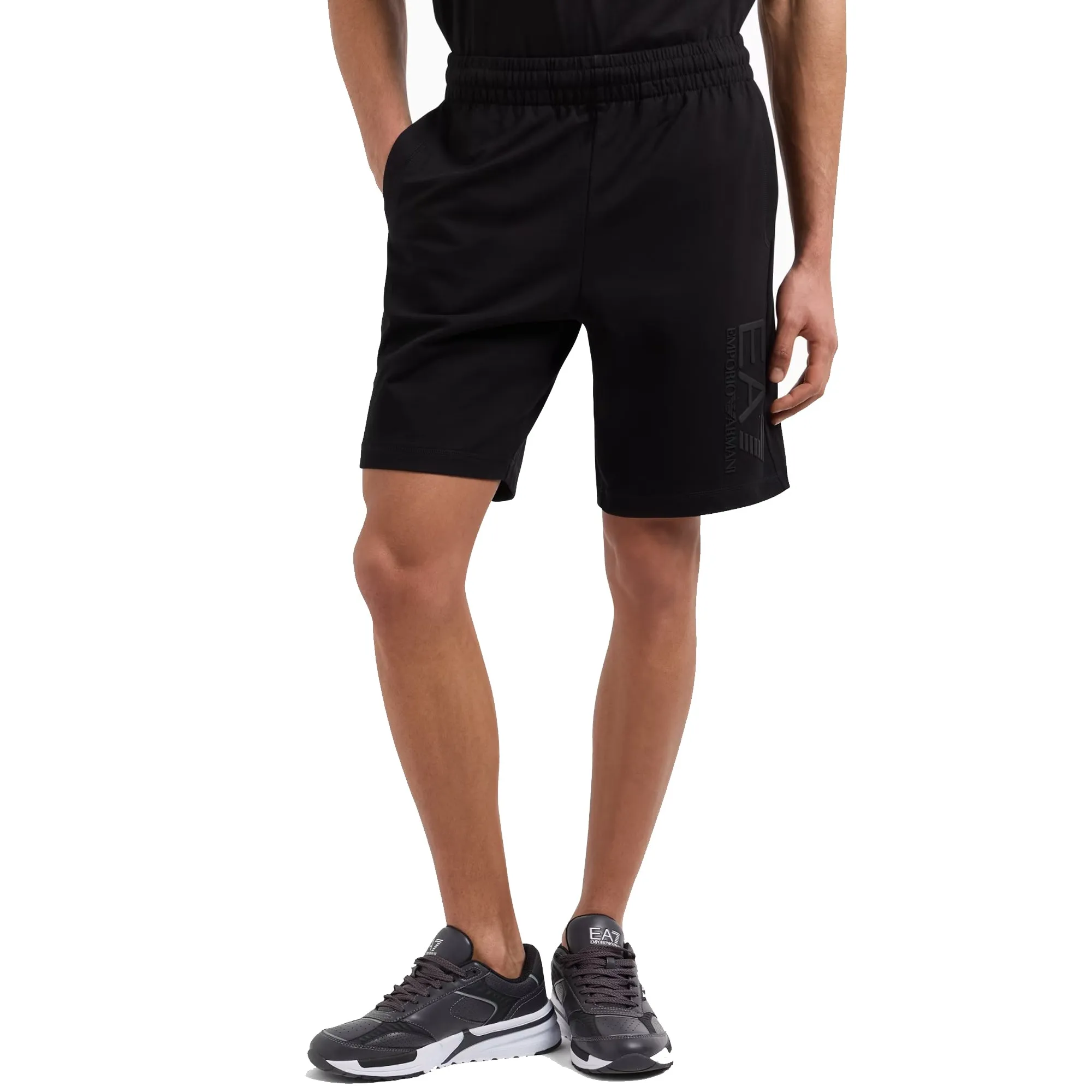 EA7 Emporio Armani Visibility Bermuda Shorts Black