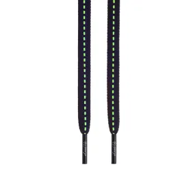Laced Up Black Glow Shoelaces
