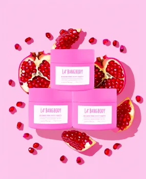 Limited edition Bi-Carb Free - Pomegranate -  Pitty Party Natural Deodorant Triple Bundle