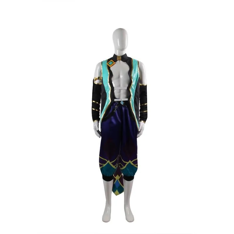 LOL Star Guardian Rakan Male Battle Suit Cosplay Costume