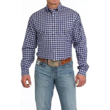 Men's Cinch Vintage Plaid Button-Down Western Shirt MTW1242004