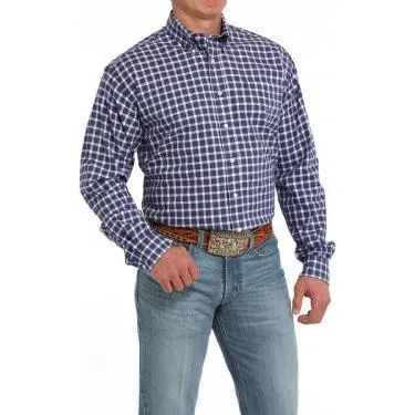 Men's Cinch Vintage Plaid Button-Down Western Shirt MTW1242004