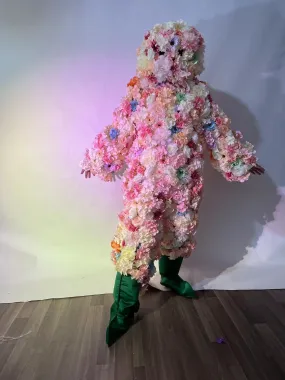 Modern Flower Costumes Nightclub Stage Performance Dance DJ