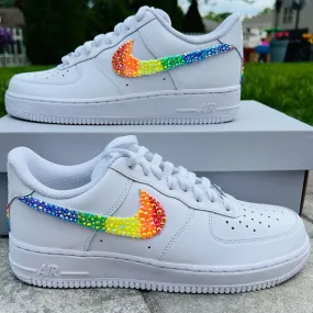Rainbow Crystal Custom Air Force 1