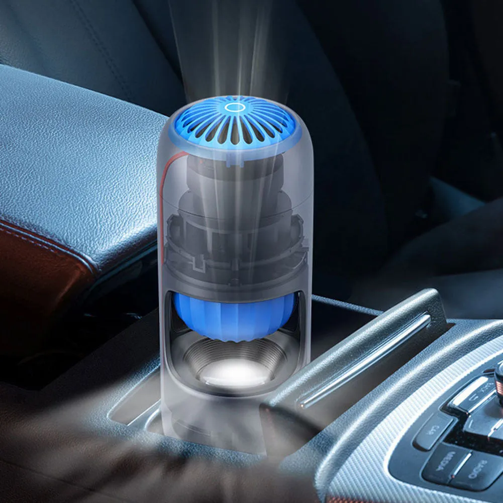 Z5 Car Air Purifier Cup Style Touch Control 3 Speeds Adjustable